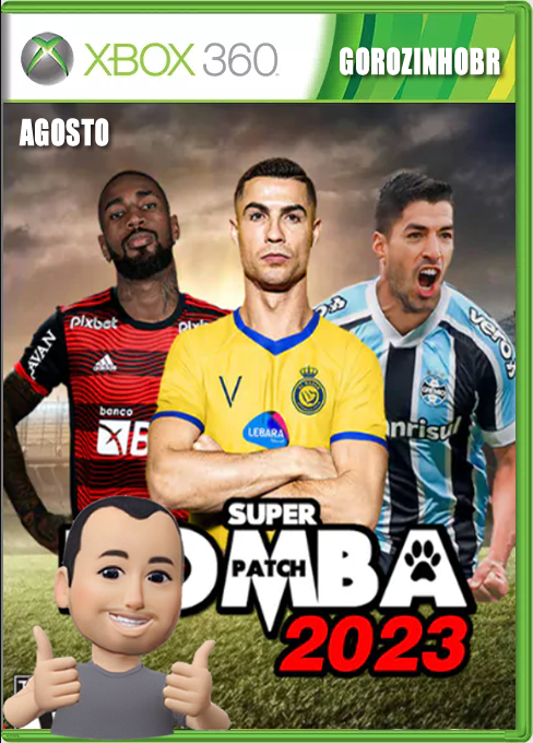 Jogo Futeboll Xbox 360 Pes2023 Brasukas Atualizado