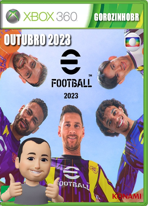 Jogo Futeboll Xbox 360 Pes2023 Brasukas Atualizado