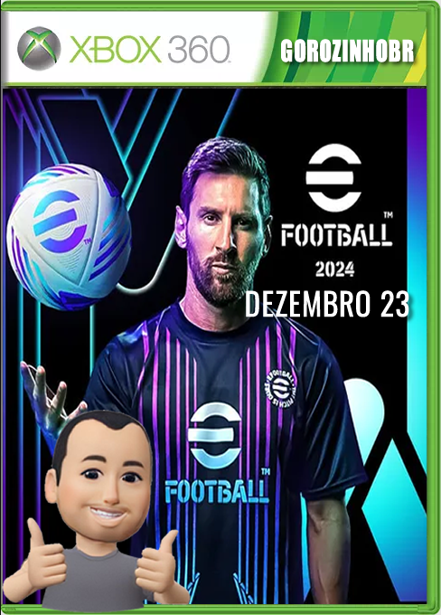 Jogo Futeboll Xbox 360 Pes2023 Brasukas Atualizado