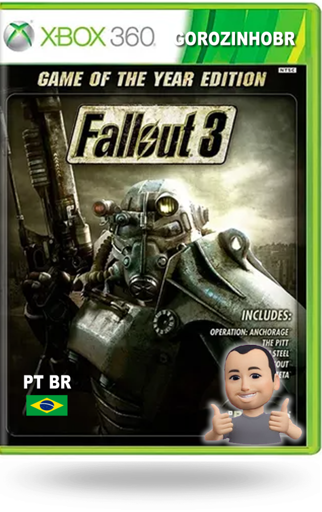 Fallout 3 + Ptbr ( Xbox 360 Rgh ) – Gorozinhobr