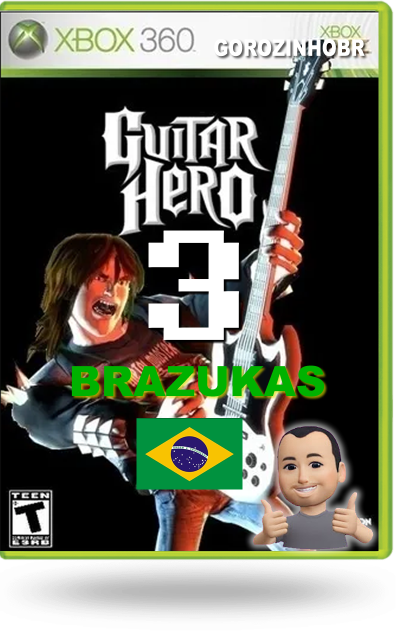 Guitar Hero III Brazukas ( XBOX 360 RGH )